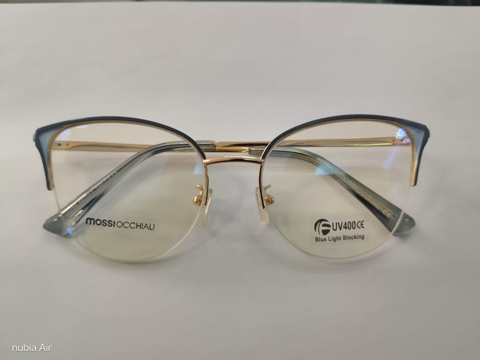Marco Estilo Wayfarer Azul Marino
